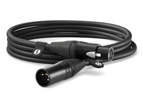 Røde Xlr3m, Xlr, Hanstik, Xlr, Hunstik, 3 M, Sort