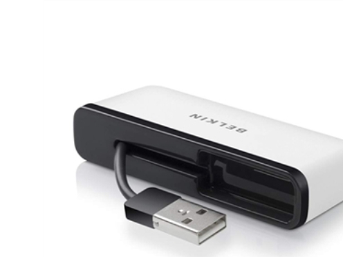 Belkin F4u021bt, Usb 2.0, 480 Mbit/S, Schwarz, Weiß