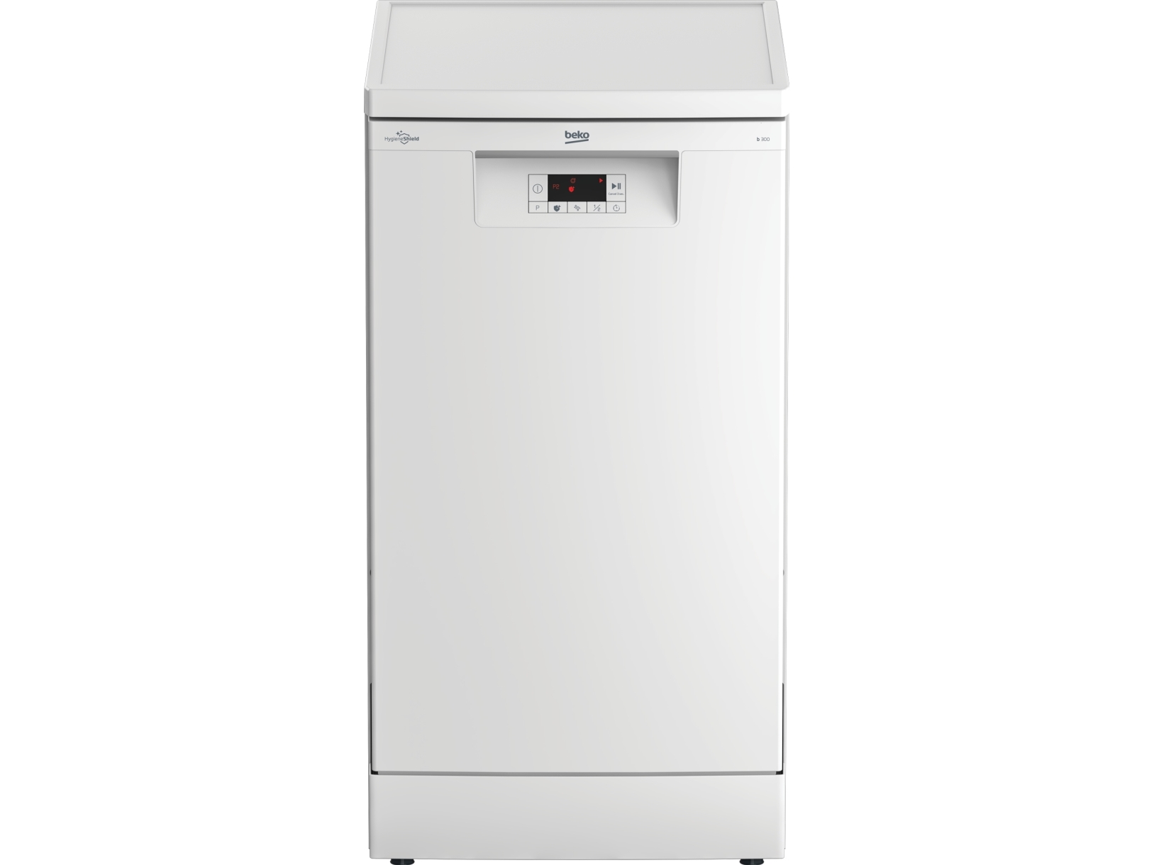 Beko Bdfs15020w, Freistehend, Single (45 Cm Breit), Weiß, Led, Edelstahl, 10 Maßgedecke