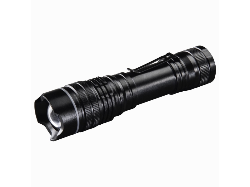 Hama Professional 3, Universal-Taschenlampe, Schwarz, Aluminium, 1 Lampe(N), 330 Lm, 140 M