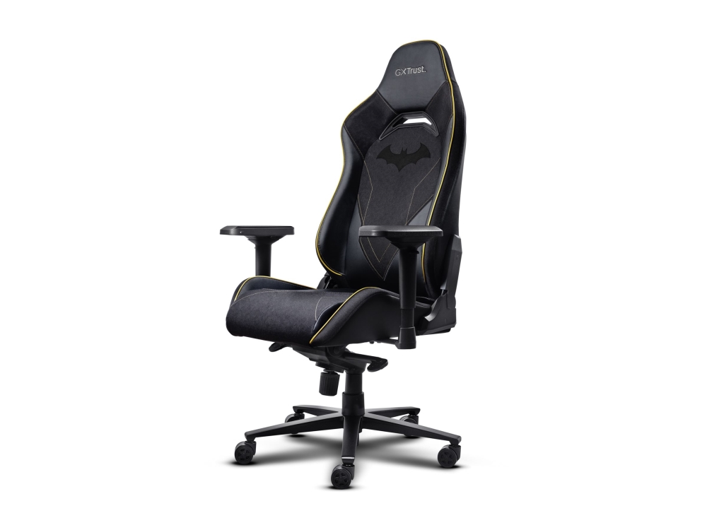 Trust Gxt Premium 721Bm Ruya Pro Batman - Spillestol - Ergonomisk - Armstøtter - T-Formet - Vippe - Tekstil, Polyuretan-Læder
