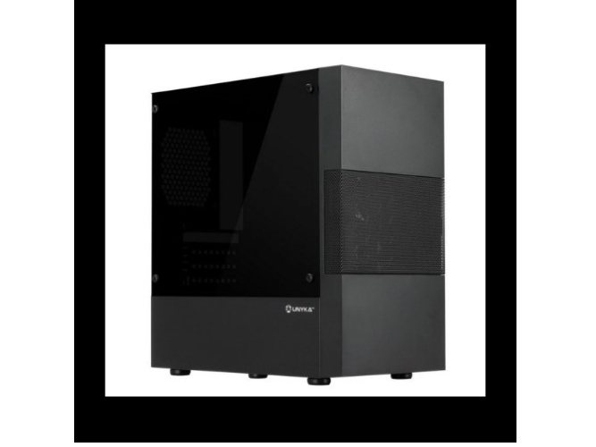 Unykach Aero C25 Micro-Atx, Micro-Tower, Pc, Schwarz, Itx, Micro-Atx, Acrylnitril-Butadien-Styrol, Sgcc, Zuhause/Büro