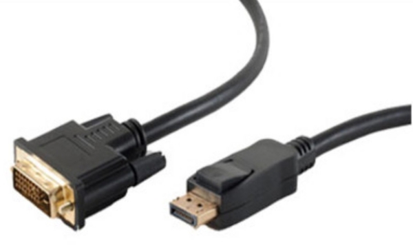 Shiverpeaks Bs77492-1, 2 M, Displayport, Dvi, Hanstik, Hanstik, Guld