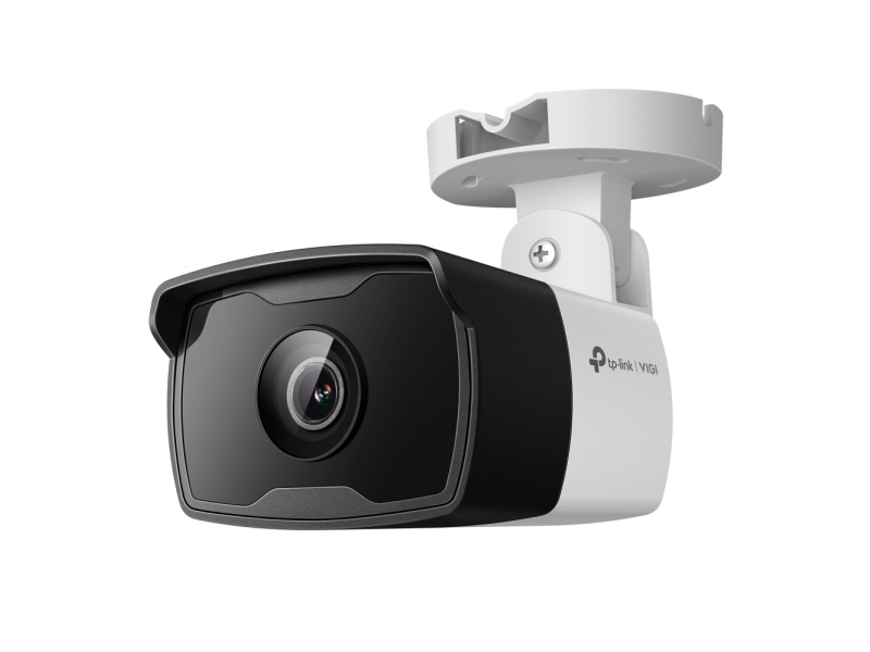 Tp-Link Vigi 4Mp Outdoor Bullet Netzwerkkamera, 4Mm Linse, Ip-Sicherheitskamera, Draußen, Kabelgebunden, Decke/Wand/Stange, Schwarz, Weiß, Patrone (F