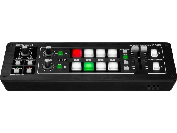 Roland V-1Hd, Usb, Sort, Knap, Jog Knap, T-Bar Fader, 313 Mm, 102 Mm, 59 Mm