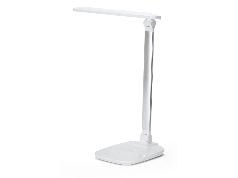 Montis Lampka Biurkowa Wielofunkcyjna Led Mt042, Weiß, Abs, Aluminium, Schlafzimmer, Kinderzimmer, Heimbüro, Büro, Schule, Arbeitszimmer, Elegantes D