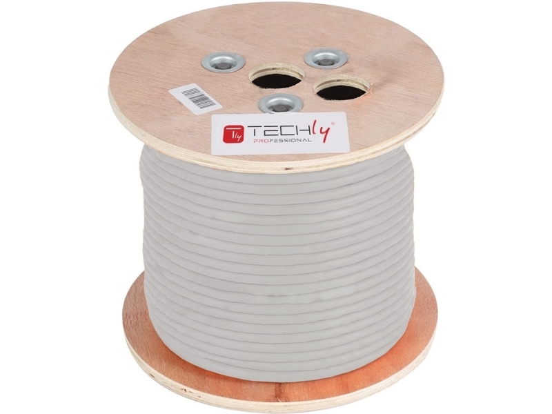 Techly Itp-C6a-Fls305, 305 M, Cat6a, S/Ftp (S-Stp)