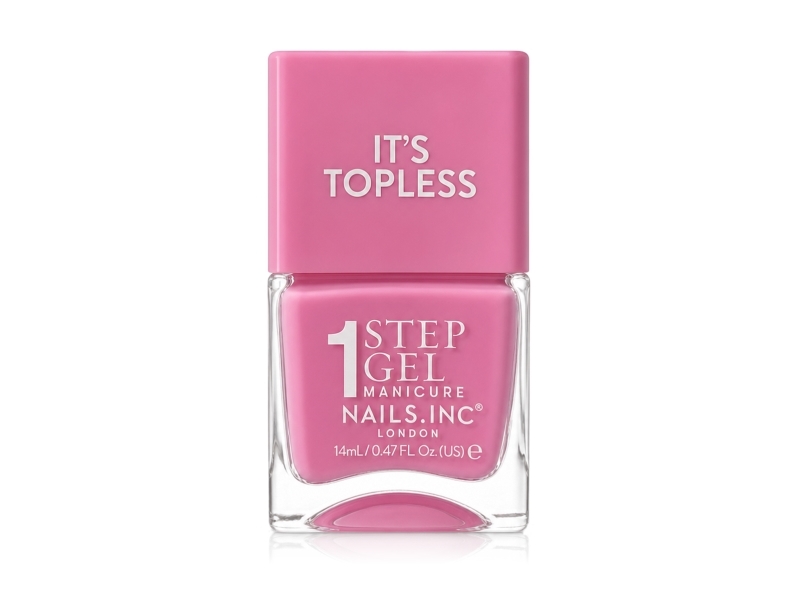Nails Inc. It’S Topless 1 Step Gel Nail Polish (Miley) 14 Ml