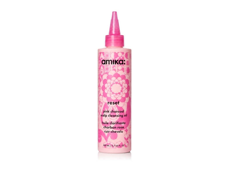 Amika Reset Pink Charcoal Kopfhaut-Reinigungsöl 200 Ml