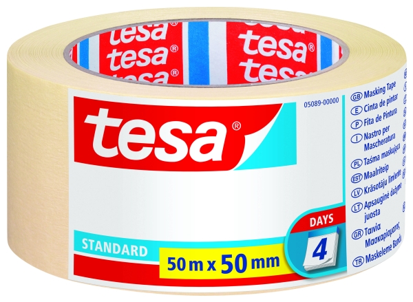 Tesa Nastro In Briefkleber 50 Mm X 50 M, 50 M, Beige, Papir, 50 Mm, 1 Stk