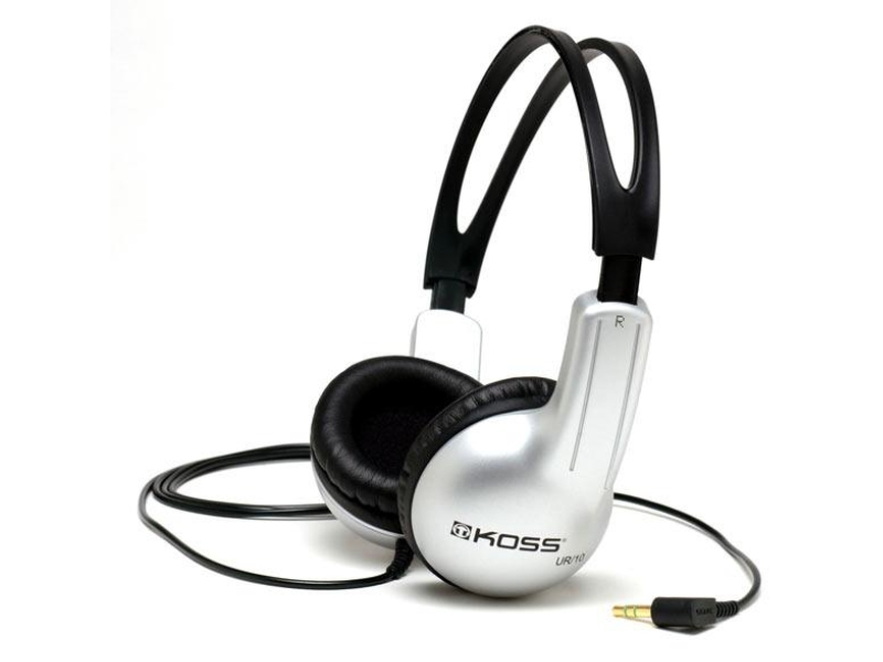 Koss Ur/10, Kabelgebunden, 60 - 20000 Hz, Musik, Kopfhörer, Schwarz, Silber