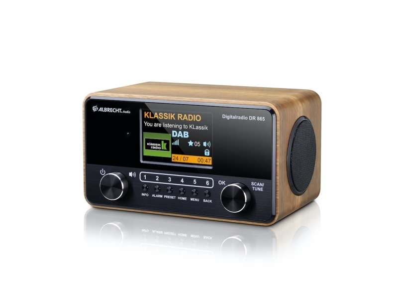 Albrecht Dr 865, Bærbar, Digital, Dab+, Fm, 14 W, Tft, 10,2 Cm (4")