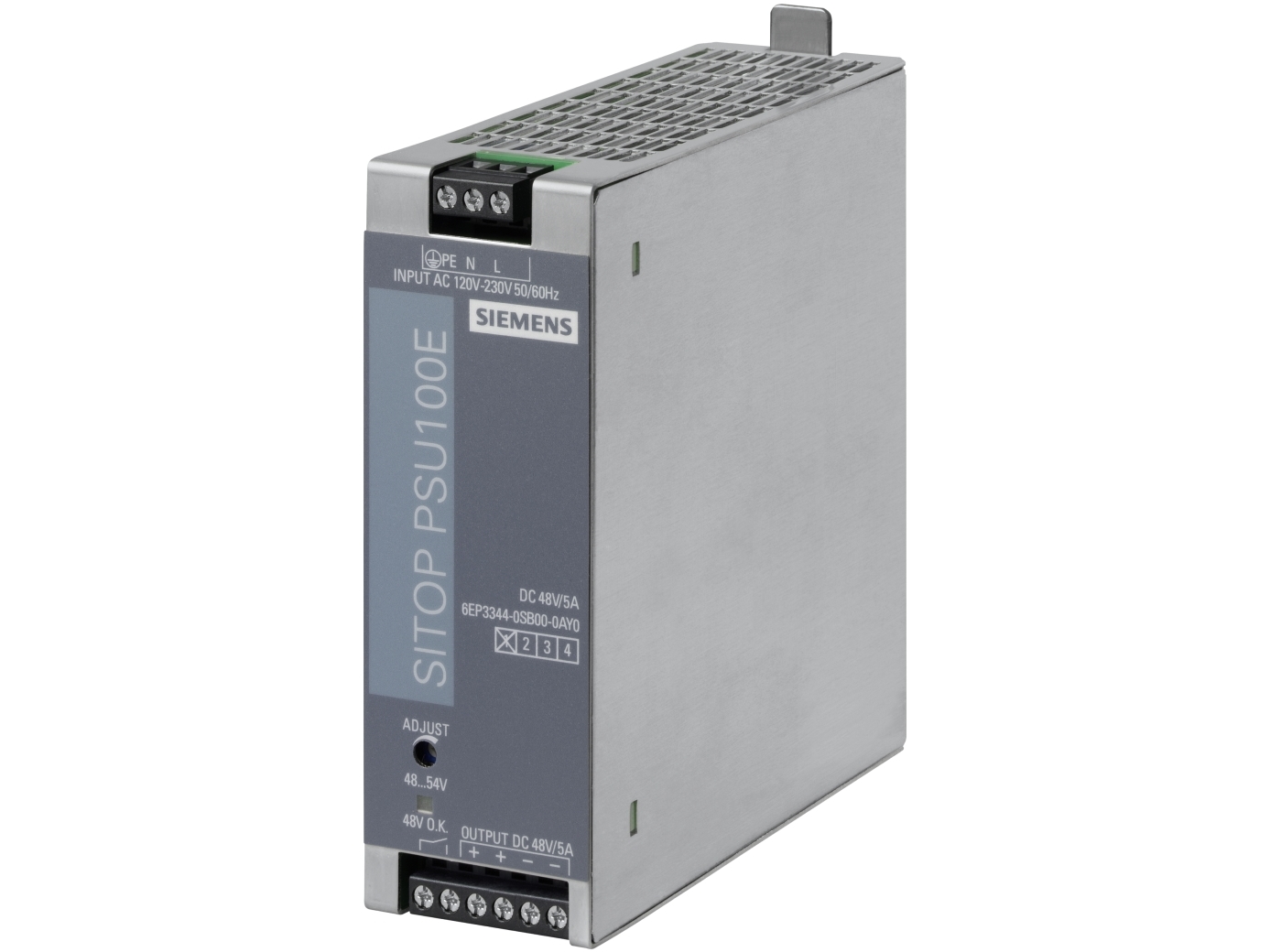 Siemens 6EP3344-0SB00-0AY0, Indendørs, IP20, Flerfarvet, CE, RoHS, REACH, 42 mm, 125 mm