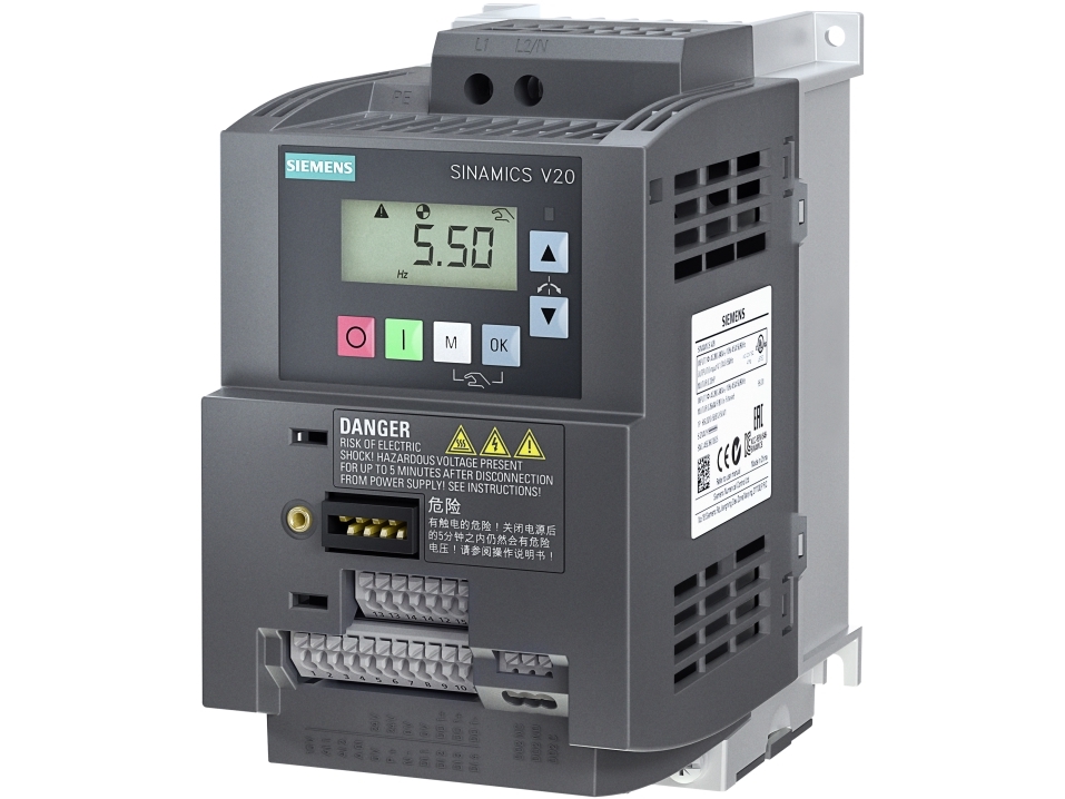 Siemens 6SL3210-5BB21-1BV1, 200 - 240 V, 240 V, 550 Hz, 160,9 mm, 1,5 kg, 207 mm