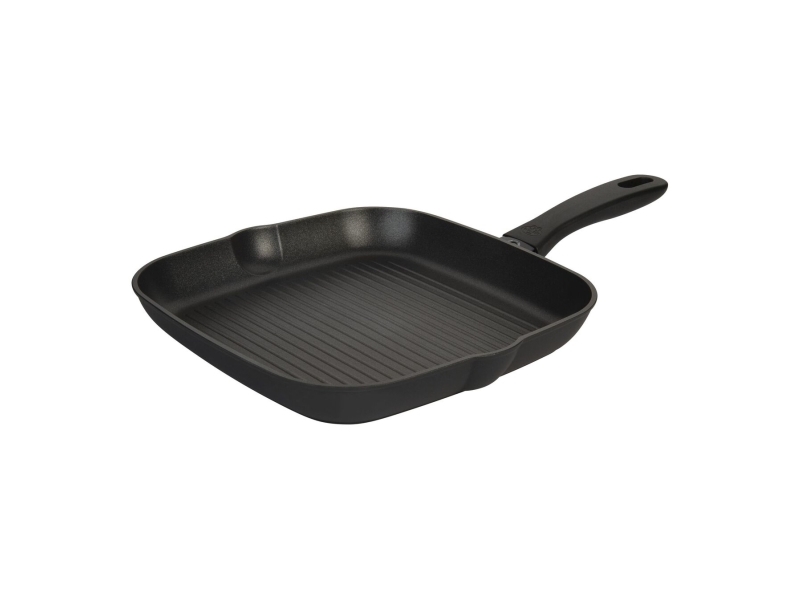 Ballarini 75002-924-0, Firkant, Bradepande, Sort, Keravis, Aluminium, Gas, Induktion