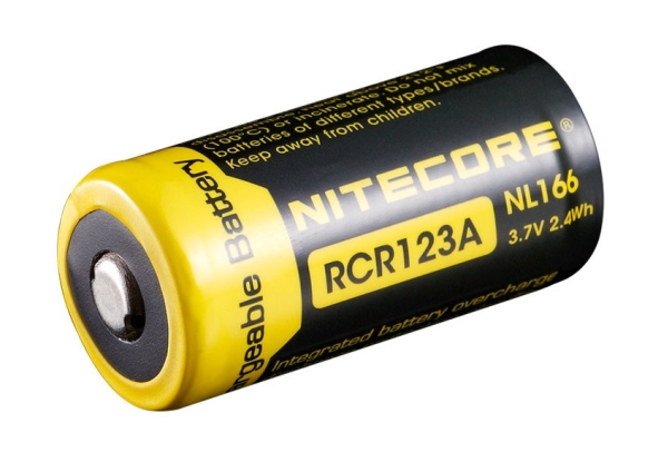 NITECORE NL166 - Batteri RCR123A - Li-Ion - 650 mAh