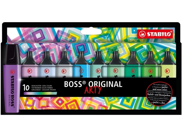 Stabilo Arty Boss 10 Stk. Cool Colors