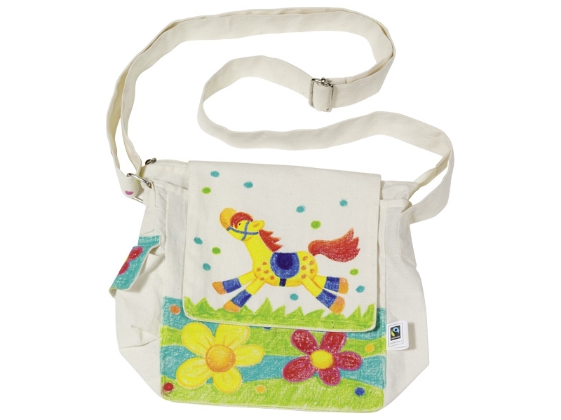 Goki Shoulder Bag, Fair Trade, Schultertasche, Shoulder Bag, Weiß, 340 Mm, 180 Mm, 120 Mm