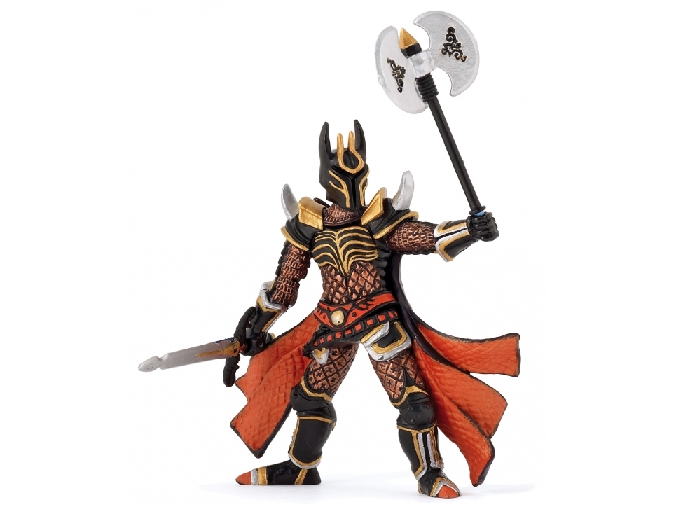Papo Knight With A Triple Battle Axe, 3 År, Fantasy World, Flerfarvet, PVC