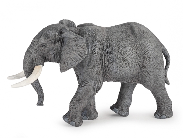 Papo Afrikanischer Elefant, 3 Jahr(E), Wild Animal Kingdom, Grau, Pvc