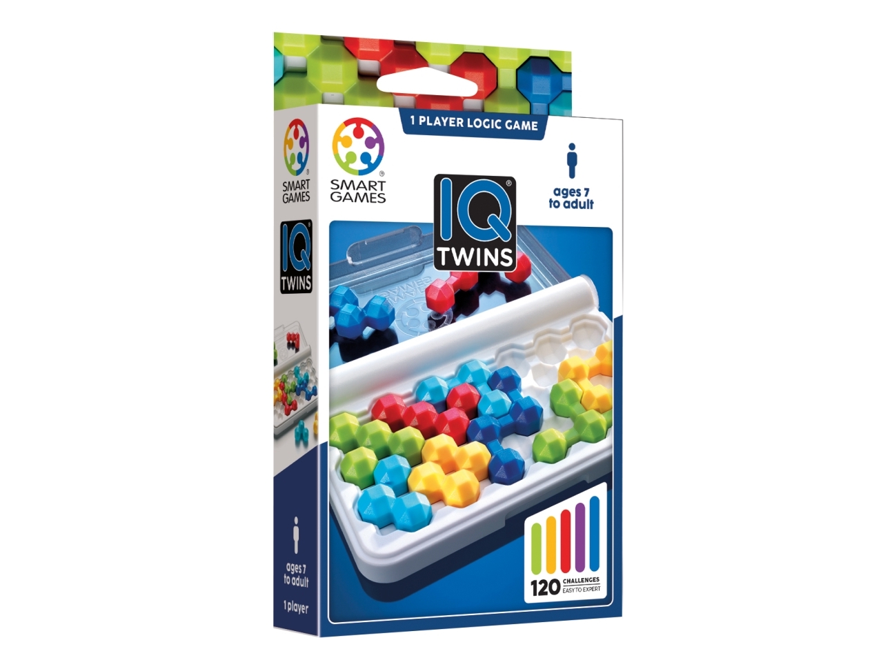 Smartgames Iq Twins, Boks Puslespil, 7 År