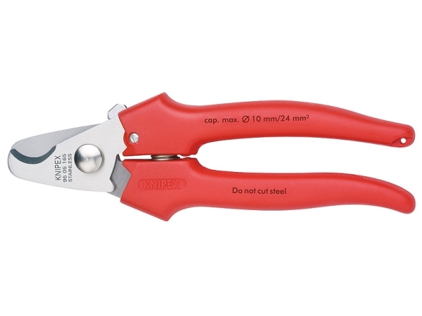 Knipex 95 05 165, Plast, Rustfrit stål, Rød, Rustfrit stål, 165 mm, 111 g