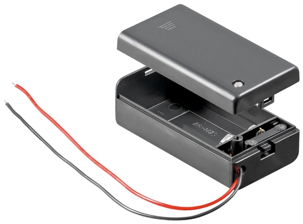 Goobay 48171, 9V, Plast, Sort, -20 - 50 °C, 1 stk, 33 mm