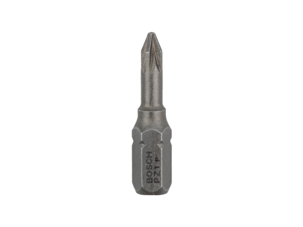 Bosch Extra Hard - Skruetrækkerbit - 3 Stykker - 1/4" - Pozidriv - Pz2 - Længde: 25 Mm
