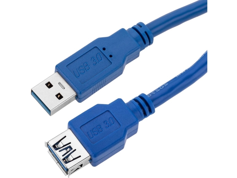Techly 3.0M Usb 3.0 A M/F, 3 M, Usb A, Usb A, Usb 3.2 Gen 1 (3.1 Gen 1), Hanstik/Hunstik, Blå