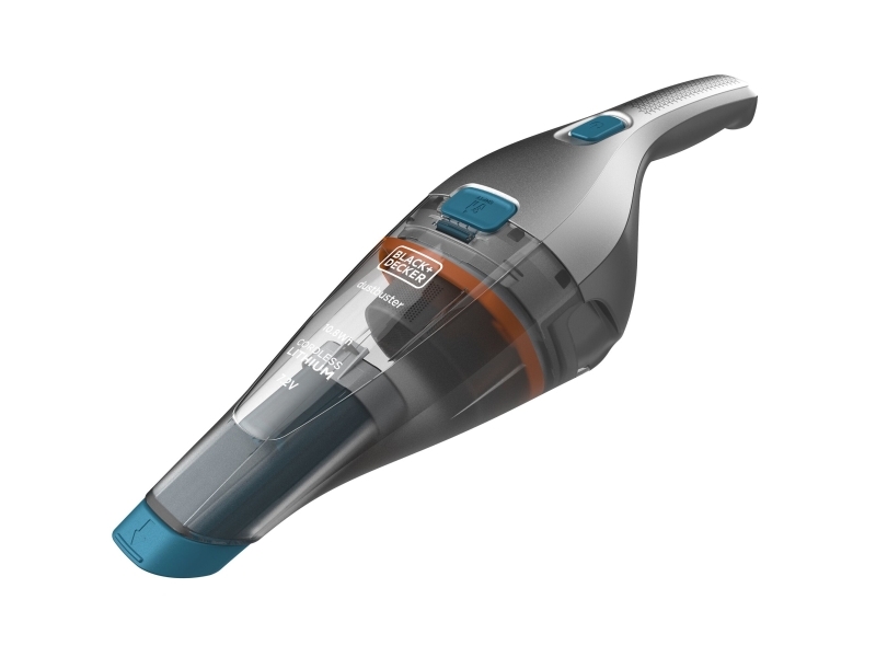 BLACK+DECKER DustBuster - Støvsuger - håndmodel - uden pose - ledningsfri - blå/sølv
