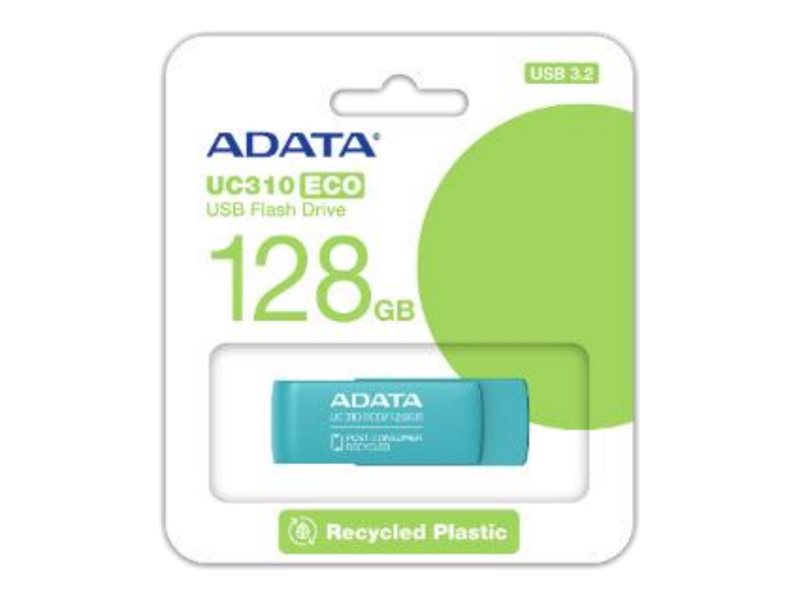 Adata Uc310 Eco, 128 Gb, Usb Typ-A, 3.2 Gen 1 (3.1 Gen 1), Drehring, 9 G, Grün