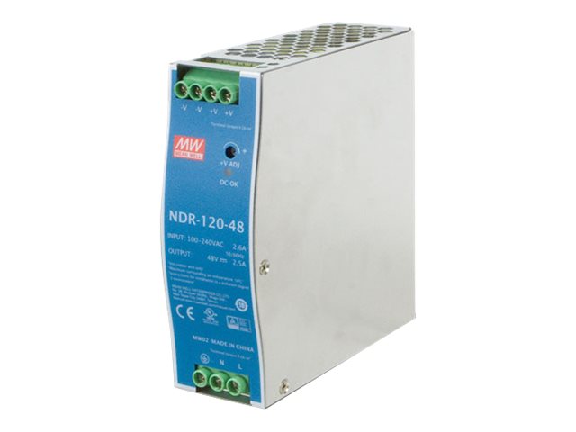 Planet Pwr-120-48, 120 W, 100 - 240 V, 50 - 60 Hz, 2.25 A, Überspannung, Überhitzung, Überlastschutz, Kurzschluß, Ul508, Tuv En60950-1