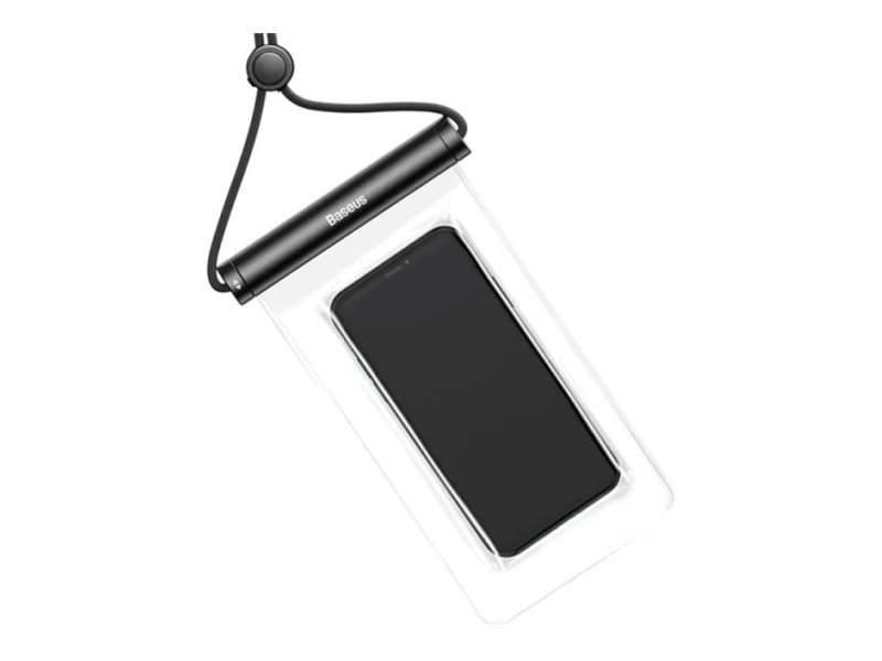 Baseus Aquaglide - Beskyttende Vandtæt Etui Til Mobiltelefon - With Cylindrical Slide Lock, Ipx8 Certified - Polycarbonat (Pc), Bomuld, Termoplastisk