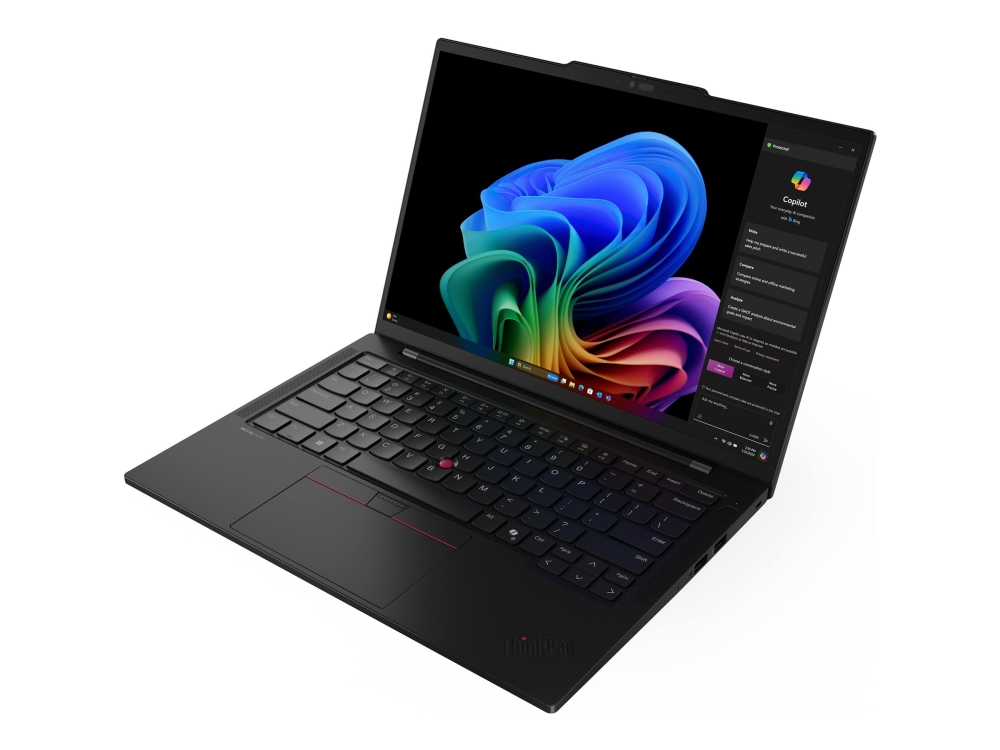 Lenovo ThinkPad T14s Gen 6 21N1 - 180° hængselsdesign - Snapdragon X Elite - X1E-78-100 - Win 11 Pro (on ARM) - Qualcomm Adreno - 32 GB RAM - 512 GB SSD TCG Opal Encryption 2, NVMe - 14 IPS touchscreen 1920 x 1200 - Bluetooth, Wi-Fi 7 - sort - kbd: Nordisk - med 3 Years Lenovo Premier Support