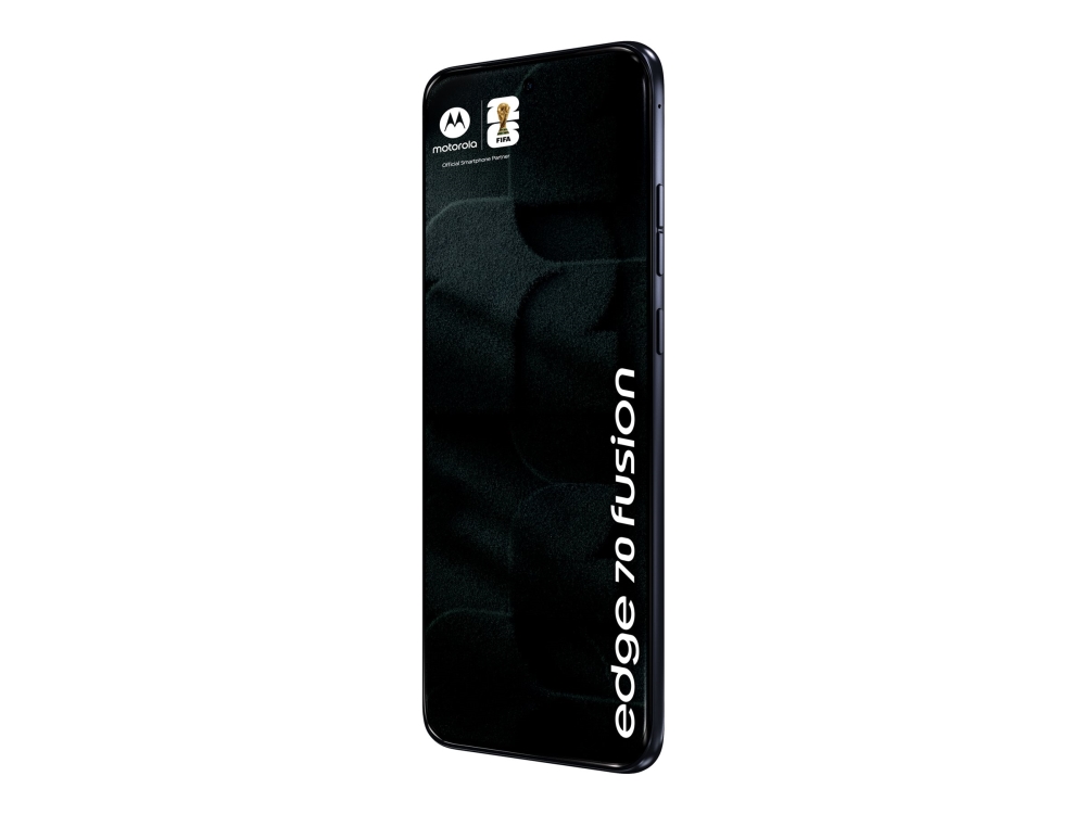 Motorola Edge 70 Fusion - FIFA Edition - 5G smartphone - dual-SIM - RAM 8 GB / Intern hukommelse 256 GB - OLED display - 6.78 - 2772 x 1272 pixels (144 Hz) - 3x bagkamera 50 MP, 13 MP - front camera 32 MP - pantone silhuet