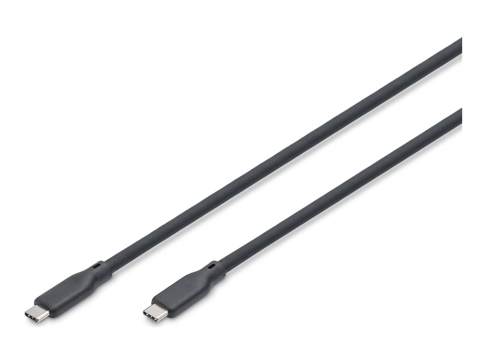 Digitus Usb Silikon Kabel, Usb4 Version 2.0, Usb 80Gbps, 1,5 M, Schwarz, 1,5 M, Usb C, Usb C, Usb4 Gen 2X2, 80 Gbit/S, Schwarz