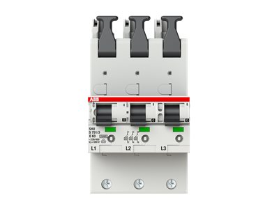 Abb S751/3-E63 – Automatischer Hauptschalter (Für Die Montage Auf Din-Schiene) – Ac 230/400 V – Dreiphasig – Ral 7035
