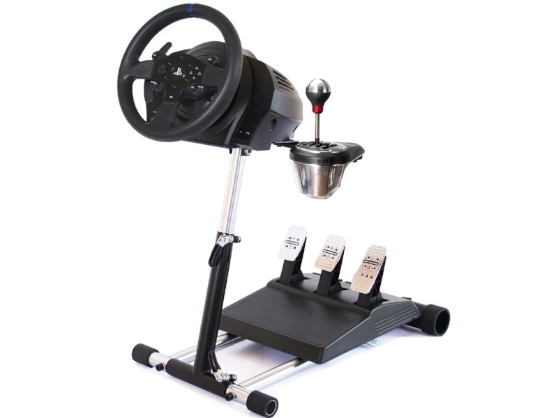 Wheel Stand Pro Deluxe V2, Sort, Rustfrit Stål, - Thrustmaster T300rs Racing Wheel - Thrustmaster Tx Racing Wheel - Thrustmaster T500rs -...