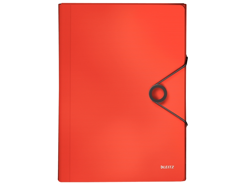 Leitz Projektmappe Solid A4 Pp Rot, Konventioneller Dateiordner, A4, Polypropylen (Pp), Rot, 250 Blätter, 80 G/M²