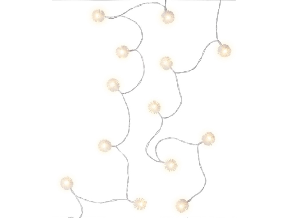 Goobay 60273, Lichterketten, Transparent, Weiß, Kupfer, Kunststoff, Ip20, 20 Glühbirne(N), Led