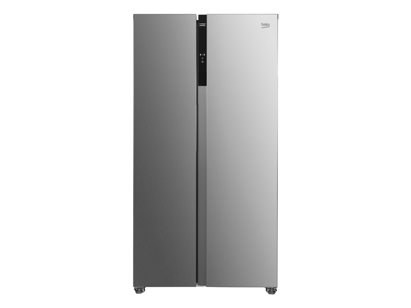 Beko GNO5322XPN, Fritstående, Amerikansk dør, Rustfrit stål, 532 L, SN-T, C