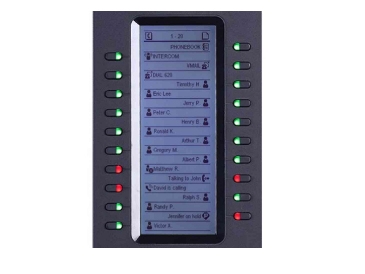 Grandstream Networks Gxp2200ext, Schwarz, 20 Tasten, Gxp2140, Gxp2170 And Gxv3240, 206 X 117 X 32 Mm, 380 G