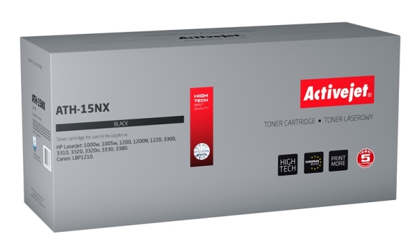 Druckerpatrone - Activejet Ath-15Nx, Schwarz