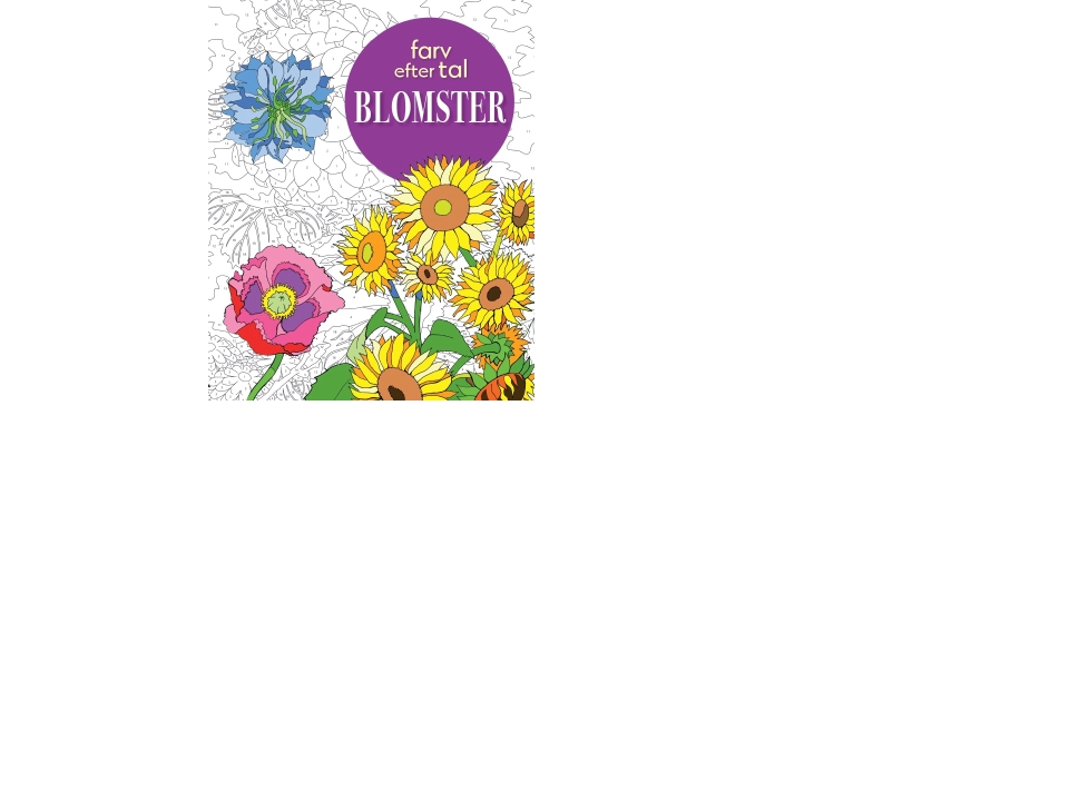 Nach Zahlen Ausmalen – Blumen