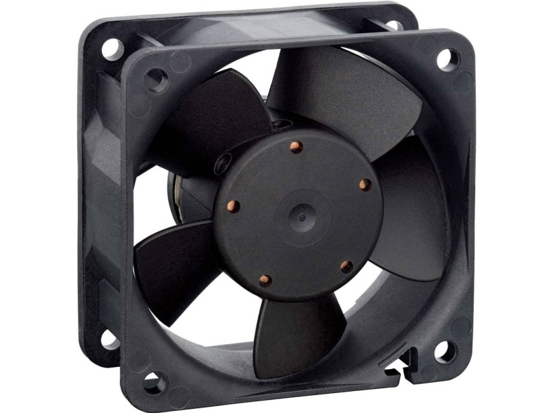 Ebm-Papst 614Ngl, Ventilator, 6 Cm, 2500 Rpm, 21 M³/H, Schwarz