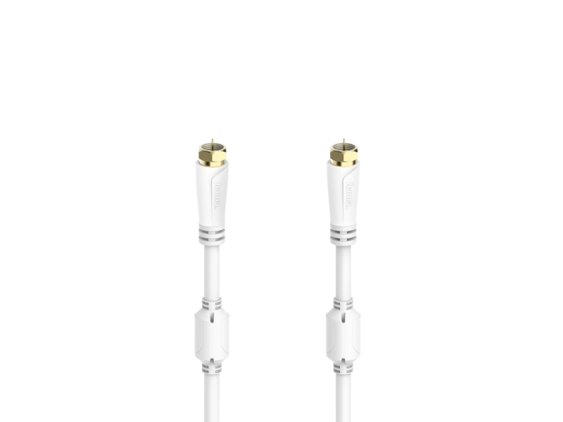 Hama 00205255, 10 M, F, F, Hvid