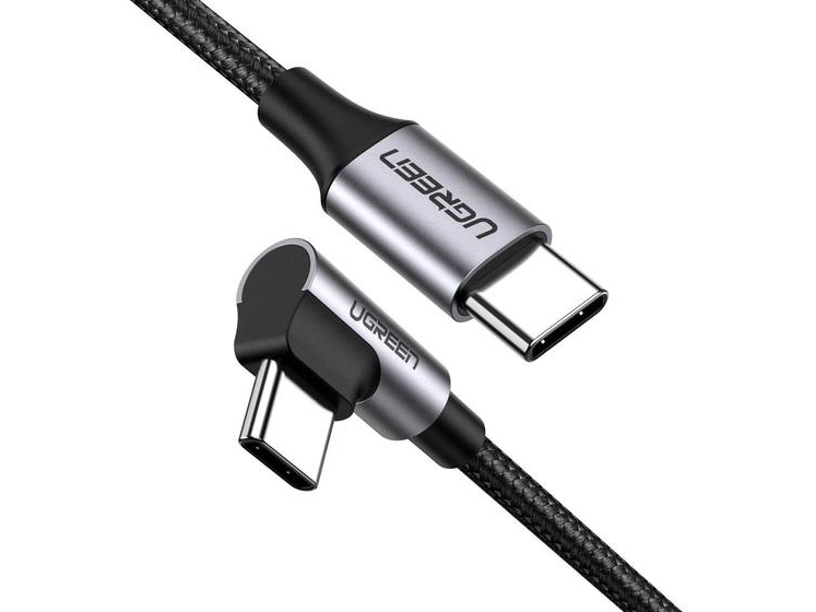 Ugreen 50123, 1 M, Usb C, Usb C, Usb 2.0, 0,48 Gbit/S, Schwarz, Silber