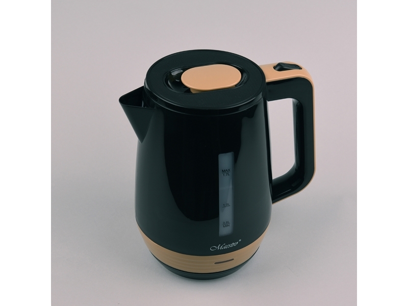 Feel-Maestro Mr033 Black, 1,7 L, 2200 W, Sort, Plast, Vandmåler, Overophedningsbeskyttelse