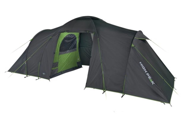 High Peak Como 6.0, Camping, Festrahmen, Tunnelzelt, 6 Person(En), Grün, Grau