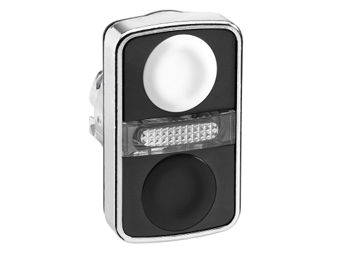 Schneider Electric Zb4, Knap, Hvid, Integral Led, Ip66, Ik06, 56 G